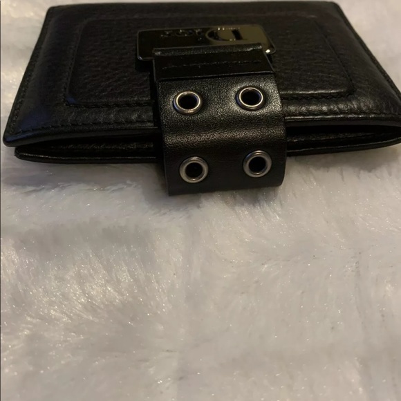 Dior Black Leather Compact Wallet - Picture 5 of 11